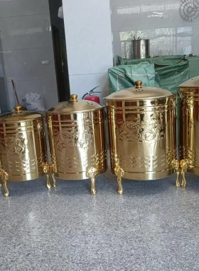 坚固好用不锈钢烧金桶烧经桶室内