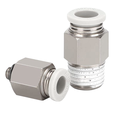 亚德客型接头螺纹直通