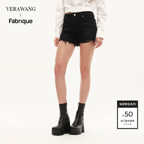 FabriquexVeraWang牛仔短裤