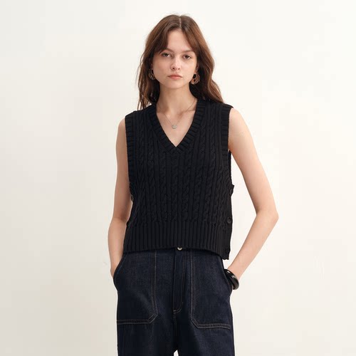 FabriqueESSENTIAL针织新品马甲