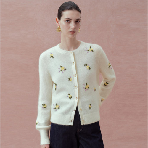 Fabrique普罗旺斯羊驼毛针织开衫