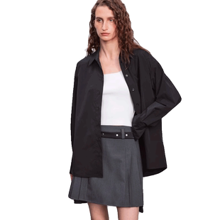 张紫宁同款Fabrique BASIC多色刺绣宽松廓形UPF50+衬衫防晒衫