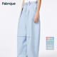 蓝色裤 Fabrique 新款 女夏季 子女 浅色水洗香蕉牛仔裤