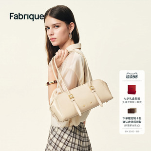 【七夕礼物】Fabrique monti波士顿油蜡牛皮女法棍包腋下手提包包