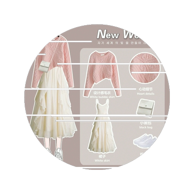 秋冬季温柔系穿搭套装女2025新款圣诞新年红色毛衣吊带裙子两件套