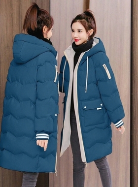 羽绒棉服大码冬装女棉衣2025宽松外套女韩版加厚棉袄中长款新款潮