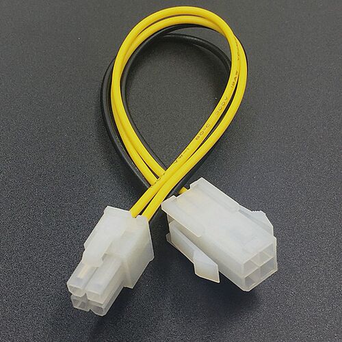 20cm 8 Inch ATXP4EXT ATX 12V 4-pin Male to 4Pin Female PC CP