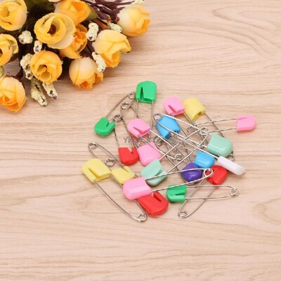 20Pcs Baby Infant Child Cloth Nappy Diaper Pins Safety Locki