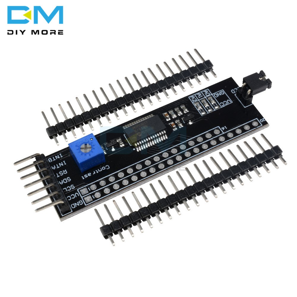 MCP23017 1602 2004 12864 LCD I2C IIC TWI SPI Serial Interfac