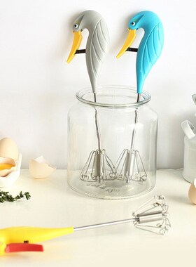 Semi-automatic Egg Beater Stainless Steel Egg Whisk Manual H