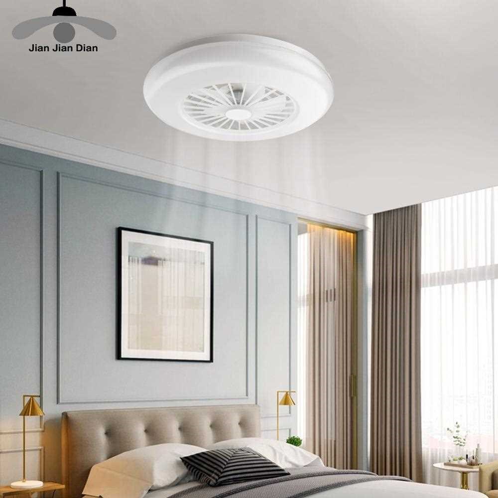 Led Ceiling Fans Lamps 12W 24W Indoor Pendant Light E27 Bulb