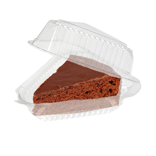 100pcs Pie Sandwich Cake Box Snack Pastry Transparent Contai