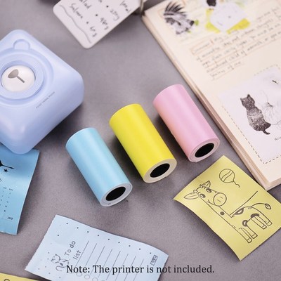 Color Sticker Paper Roll Direct Thermal Printer Paper with