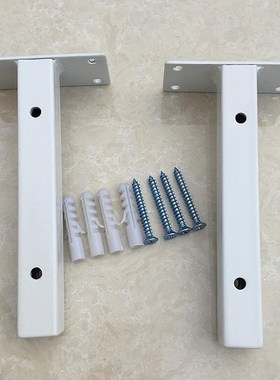 Nail wall shelf wrought iron partition bracket shelf board s