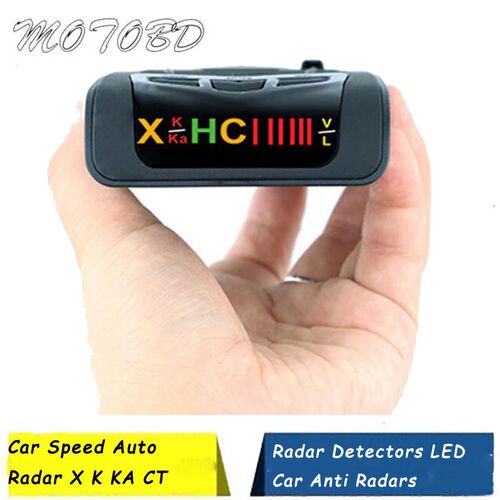 Black 550 Radar Detectors Led English Radar Detector for Ru