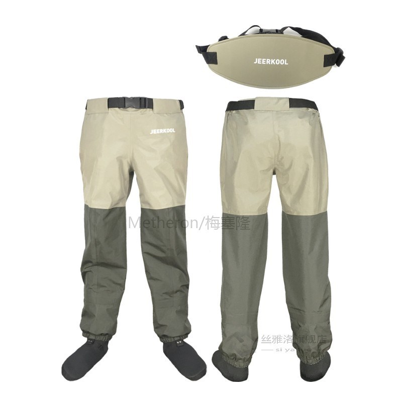 Original  Fly Fishing Waders Wading  With Waistband Belt Ove