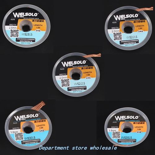 WELSOLO WS1515/2015/2515/3015/3515 POWErfuL DESOLDEring Wick