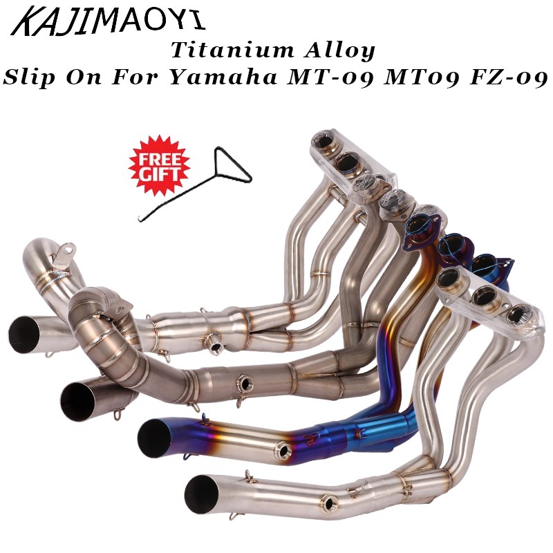 Motorcycle Exhaust Muffler Ese Modified itanium Alloy Front