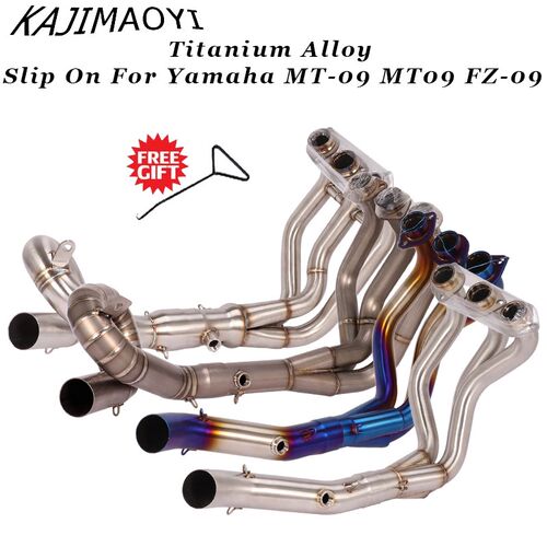 Motorcycle Exhaust Muffler Ese Modified itanium Alloy Front