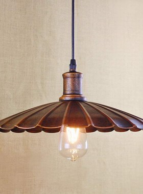 retro pendant lamp /Edison Simple vintage metal cover lamp