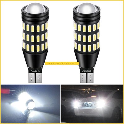 2pcs 2400LM 16 15 W16W LED Canbus Bulb High Power 921 912 Re