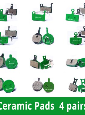 2 Pairs  Ceramic bike Brake Pads MTB bicycle brake pad for S