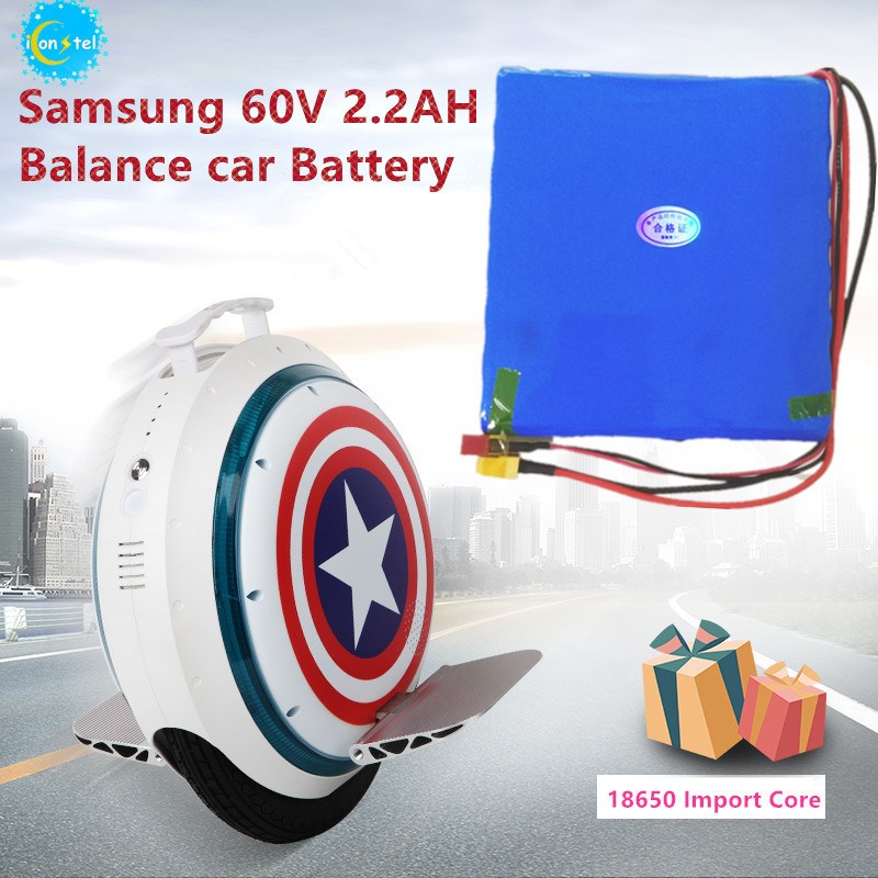 Manufactor for Korea Samsung 18650 60V 2200mAH 132Wh Balance