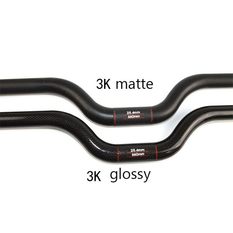 25.4mm Carbon Bicycle M Handlebar For Brompton Bike Length 4