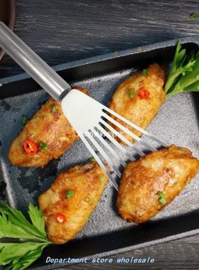 Heat Resistant Fish Grilling Slotted  With Handle Handhold N