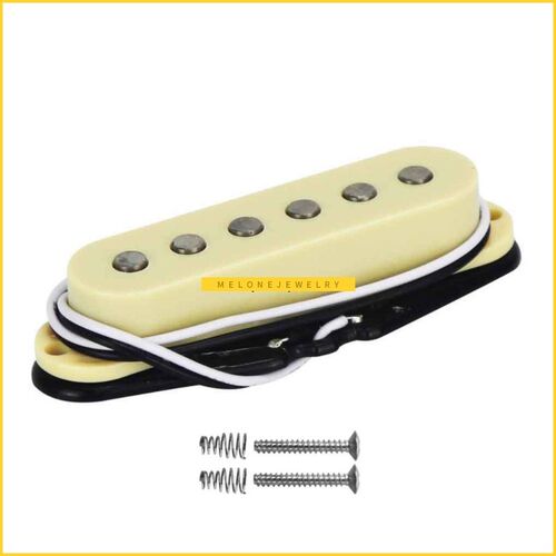 Vintage Alnico 5 Pickup Strat Single C Guitar Pickup Yellow
