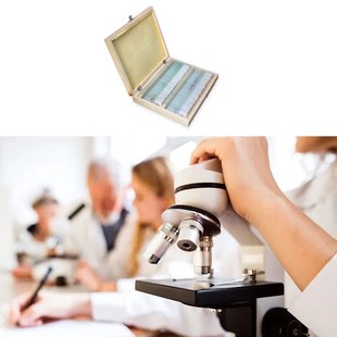 11UA Prepared Microscope Slides Set Professional Specimens C