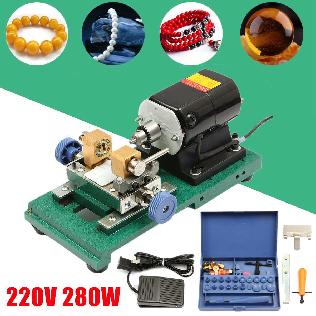 280W 220V 60Hz Pearl Drilling Holing Machine Driller Bead Je