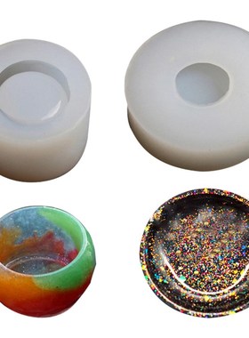 DIY Small Bowl Crystal Epoxy Silicone Mold Handmade Soap Dis