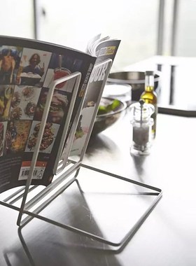 Portable Bookend Stand Reading Book Stand Books Recipe Shelf