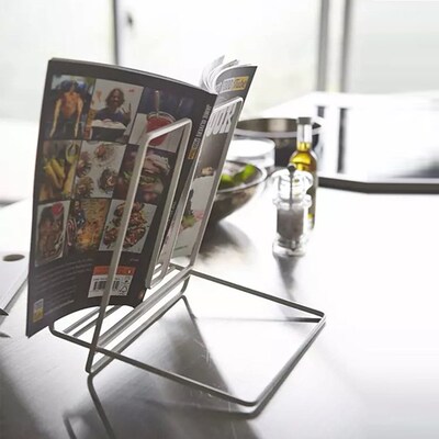 Portable Bookend Stand Reading Book Stand Books Recipe Shelf