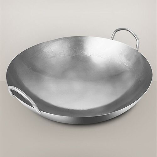 Chinese good quality 1.8mm thick Traditional Iron Wok Handma