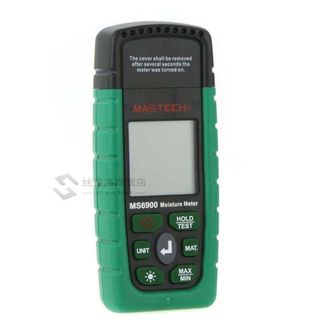 Mastech MS6900 Mini Digital Moisture Meter Wood Concrete Hum