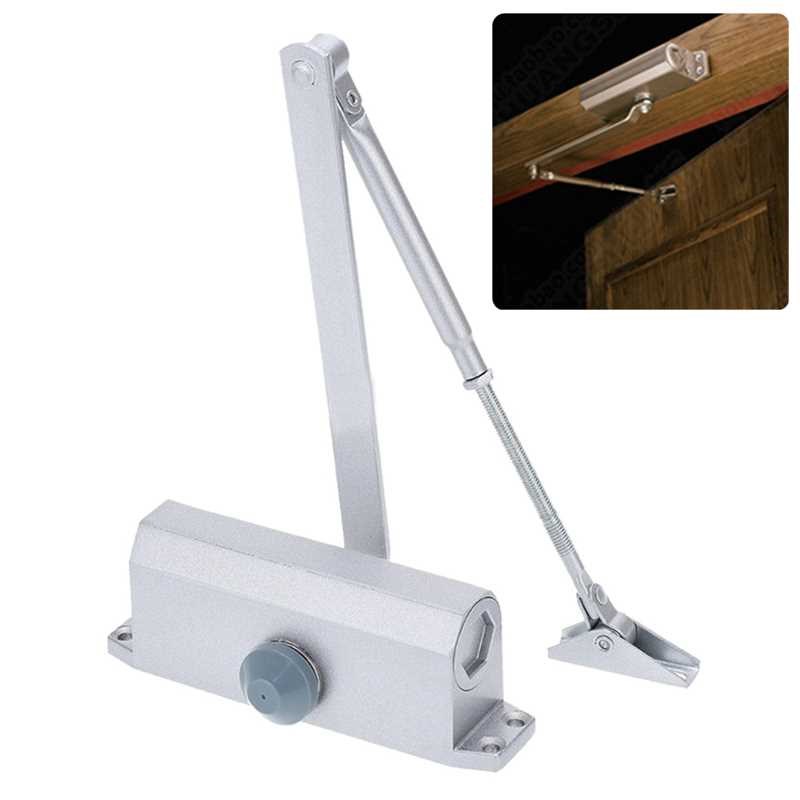 Automatic Heavy Duty Fire Door Closer Adjustable Closing and