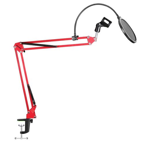 NB-35 Microphone Suspension Boom Scissor Arm Stand with Mic