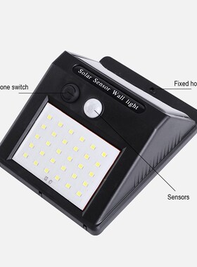 20/30 LED Solar Power Light PIR Motion Sensor 1/2/4pcs Solar