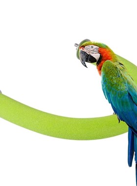 Parrot Perch Wooden Bird Stand U Shape Nail Perches Claw Gri