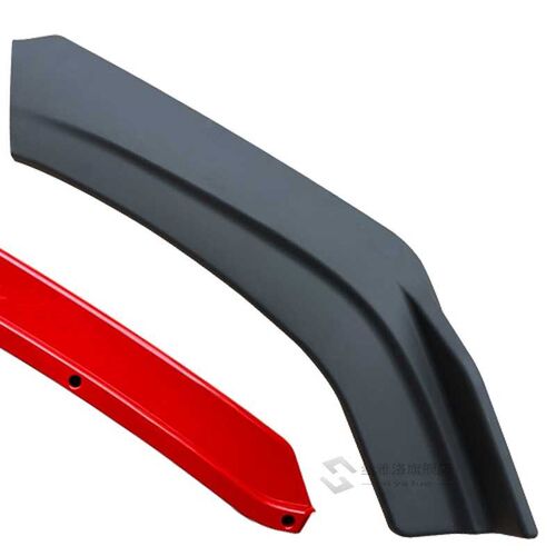 Front Bumper Sper Protector Plate Lip Body Kit Carbon Surfac