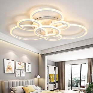 Circle Controller liv Remote led Chandelier Modern