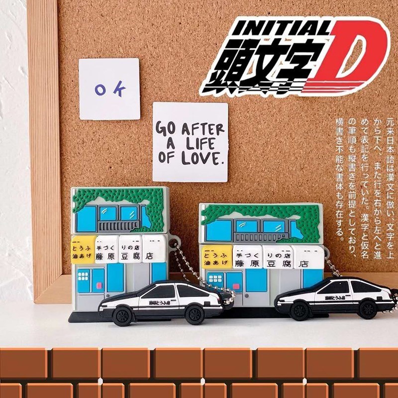 Initial D For AirPods 1 2 Pro 3D AE86 Case Store Car Headph