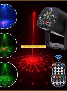 LED Disco Light Christmas Laser Projector 60 Patterns SB Rec