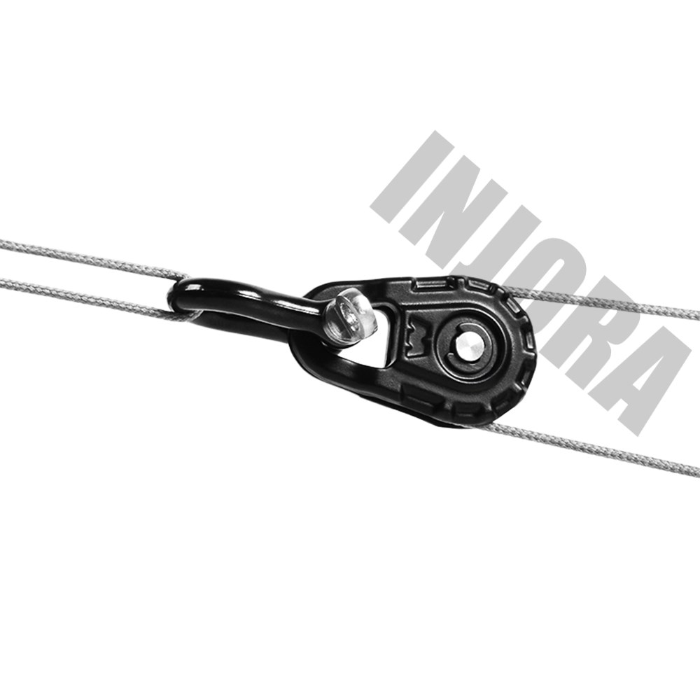 INJORA RC Car Metal Winch Tow Rope Snatch Block for 110 RC