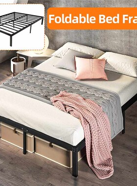 4 Type Metal Bed Frame Household Bedstead 3000lbs Strong  Fu