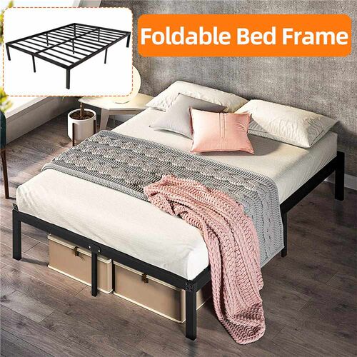 4 Type Metal Bed Frame Household Bedstead 3000lbs Strong  Fu