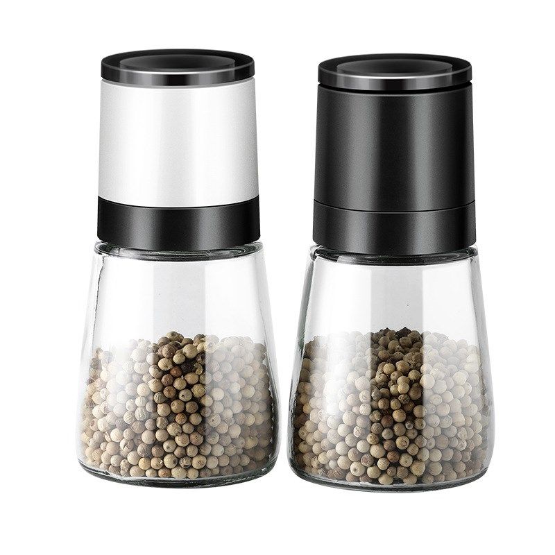 2pcs Salt and Pepper Mills,  Pepper Mill with Strong Adjusta
