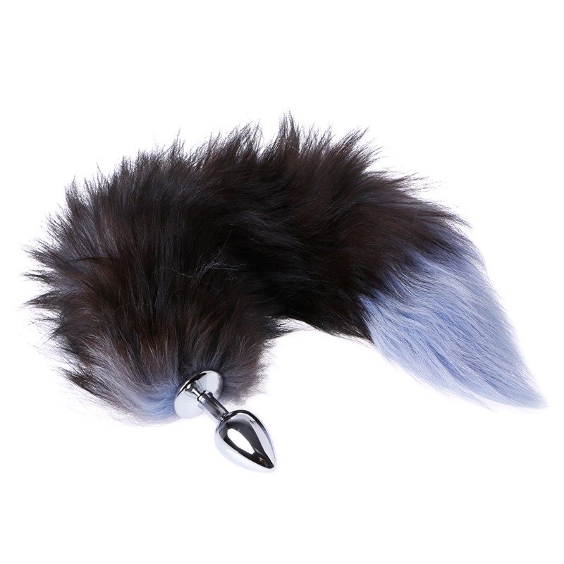 new love faux fox tail butt anal plug anal toy massager met